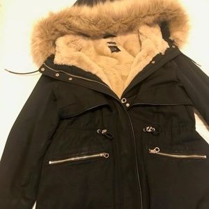 Zara Trafaluc (TRF) Black Winter Parka (XS / S)